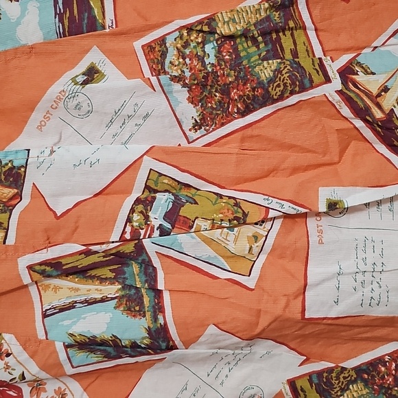 Eddie Bauer Postcard Print Skirt Size 8 - Picture 2 of 9